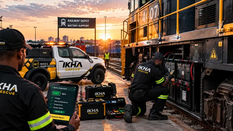 IKHA battery diagnostics at a railway depot — future capability